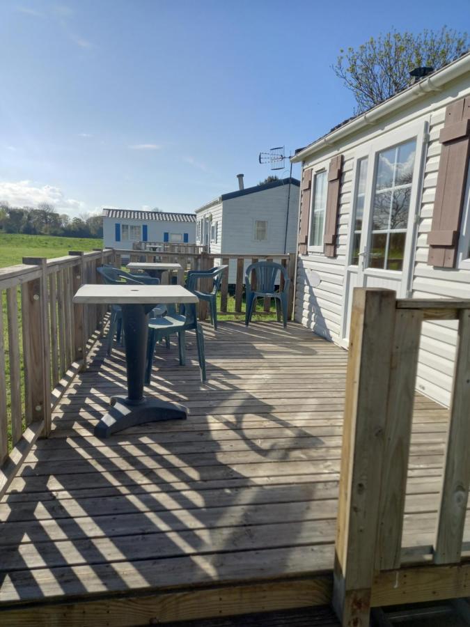 Mobilhome Nature Saint-Laurent-sur-Mer Exterior foto